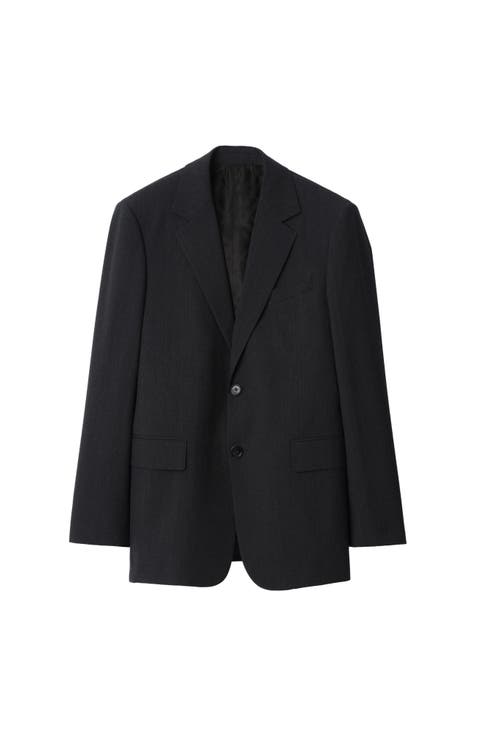Wool Blend Tailored Jacket