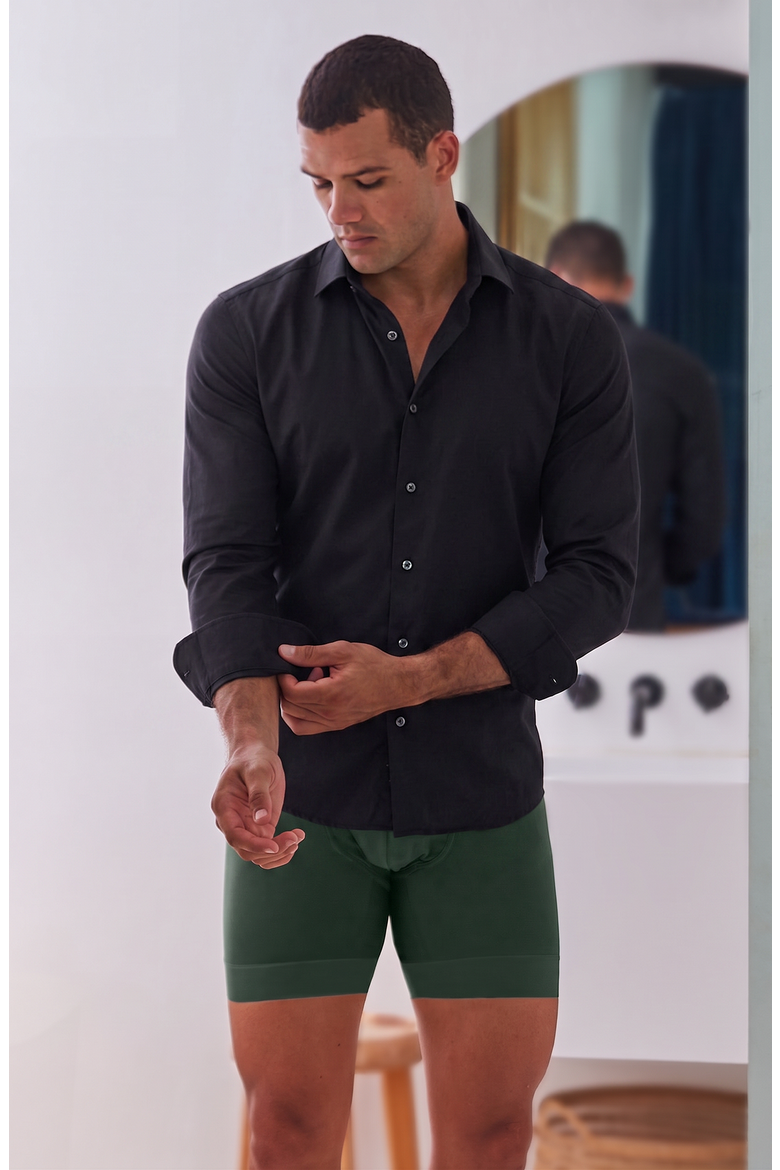 Venture Tech Dress Shirt - Classic Fit, Alternate, color, Black