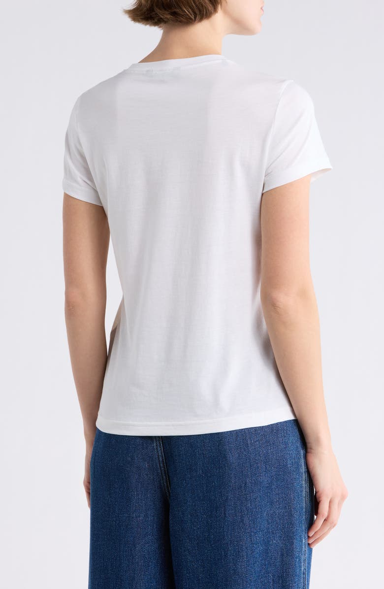 Seven Embroidered Logo T-Shirt, Alternate, color, White