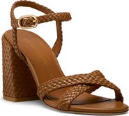 Stuart Weitzman Alyssa Ankle Strap Woven Sandal