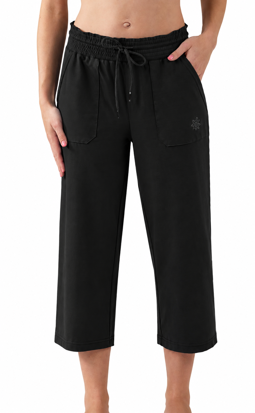 UV Skinz Everyday Wide Leg Capris (Women) | Nordstrom