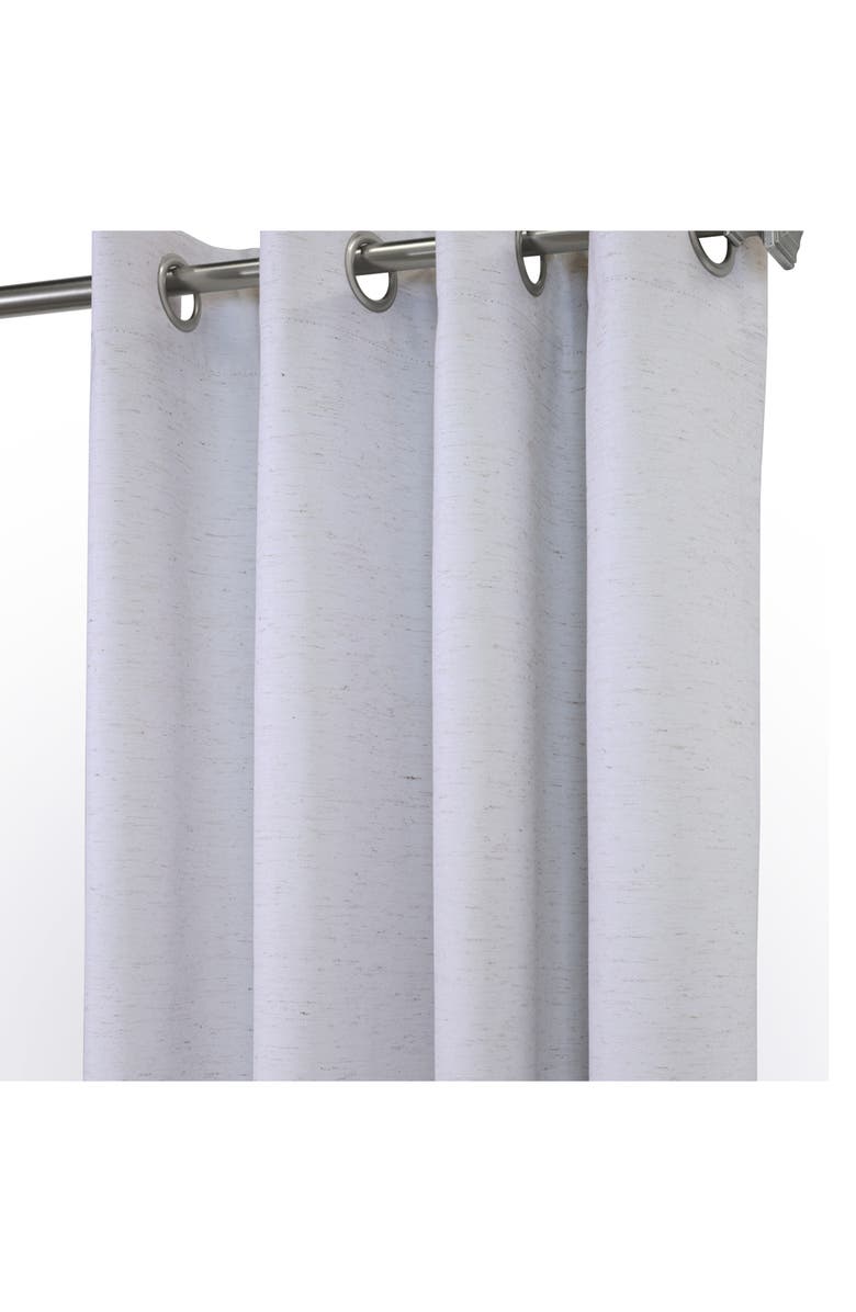 Outdoor Decor by Commonwealth Set of 2 Noise Reducing Indoor Curtain Panels, Alternate, color, White