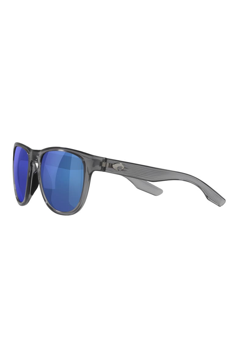 Irie 55mm Mirrored Pilot Sunglasses, Alternate, color, BLUE