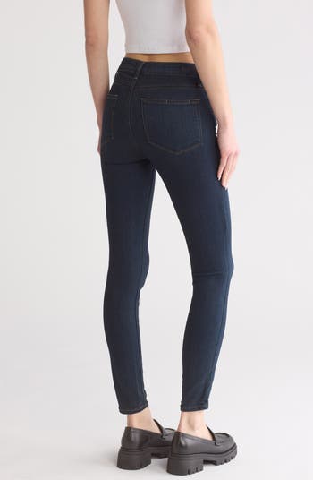 PAIGE Verdugo Embellished Tuxedo Stripe Skinny hot Jeans