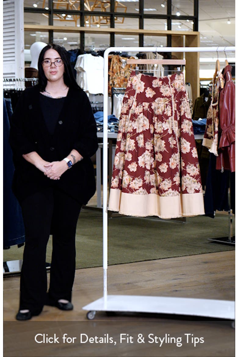 Mae Bouquet Fray Maxi Skirt video