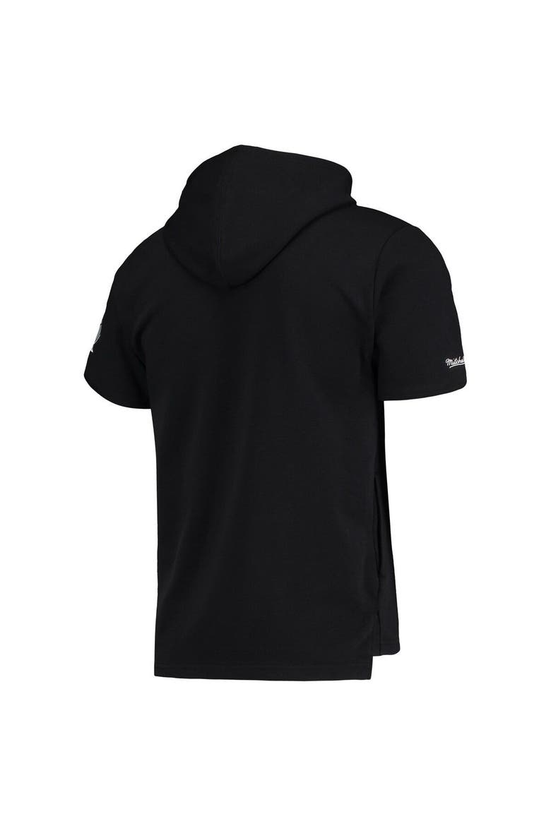 Men's Mitchell & Ness Black Las Vegas Raiders Game Day Hoodie T-Shirt, Alternate, color, Black