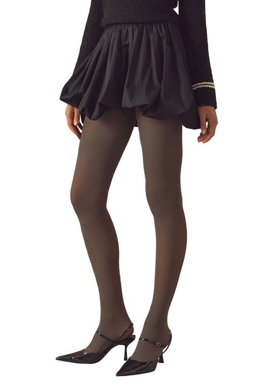 Endless Rose High Waist Bubble Miniskirt In Black