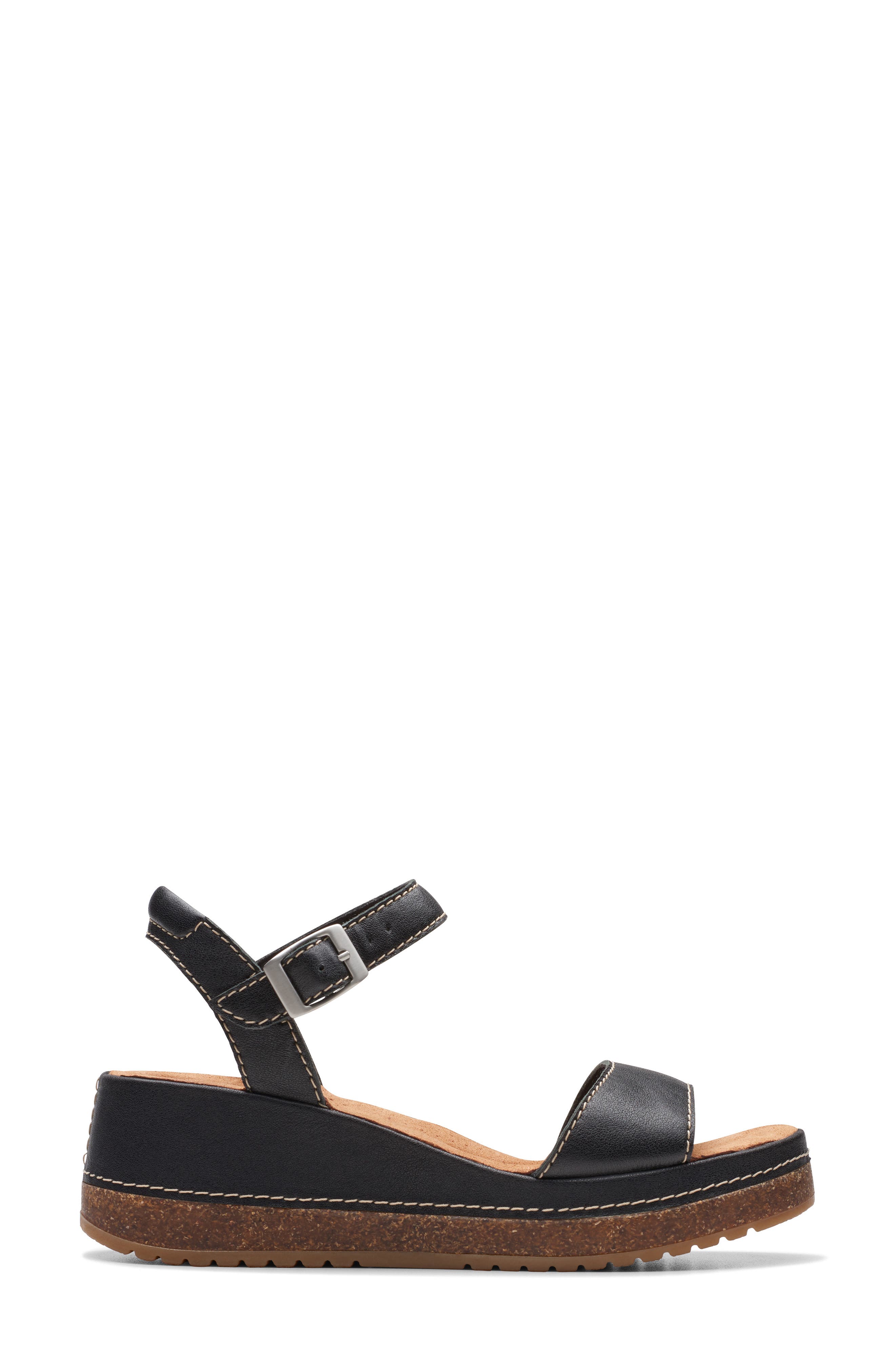 Clarks<sup>®</sup> Kassanda Lily Wedge Sandal, Alternate, color, 