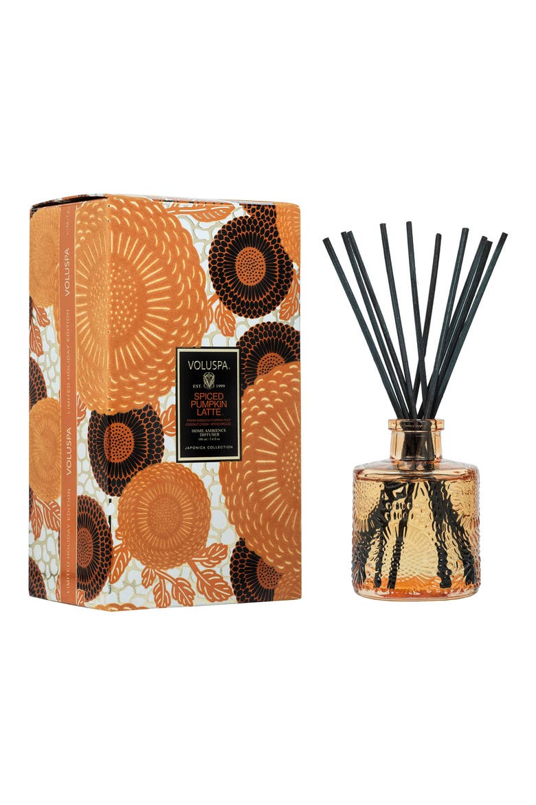 Spiced Pumpkin Latte Reed Diffuser, Alternate, color, SPICED PUMPKIN LATTE