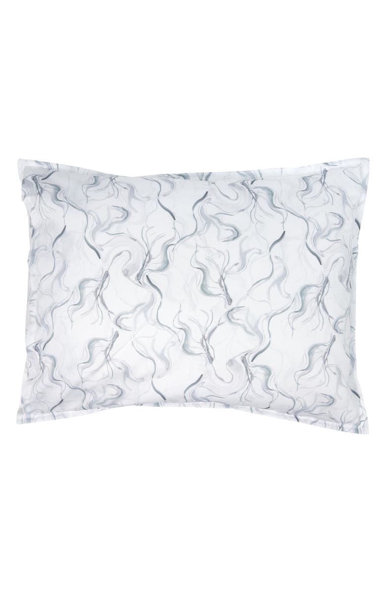 SFERRA Muro Sateen Pillow Sham, Alternate, color, Poolside