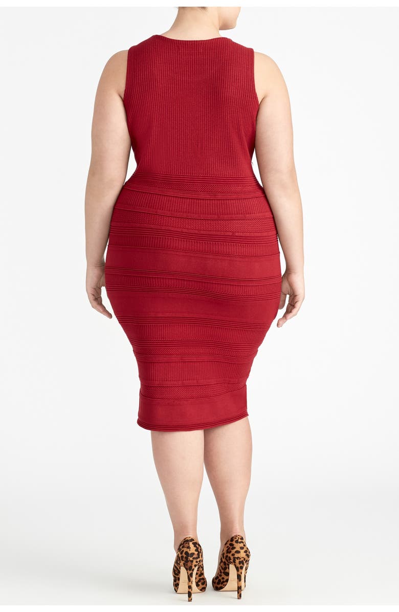Rachel Roy Mixed Stitch Knit Dress, Main, color,