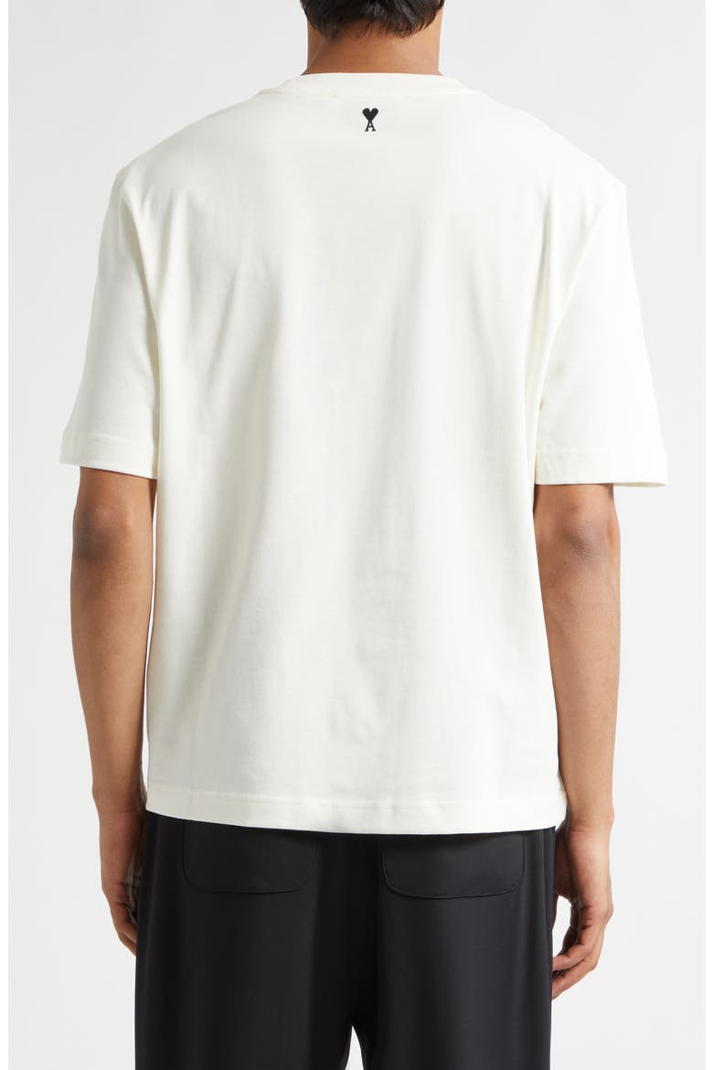 Boxy Cotton Graphic T-Shirt, Alternate, color, BLANC CREME