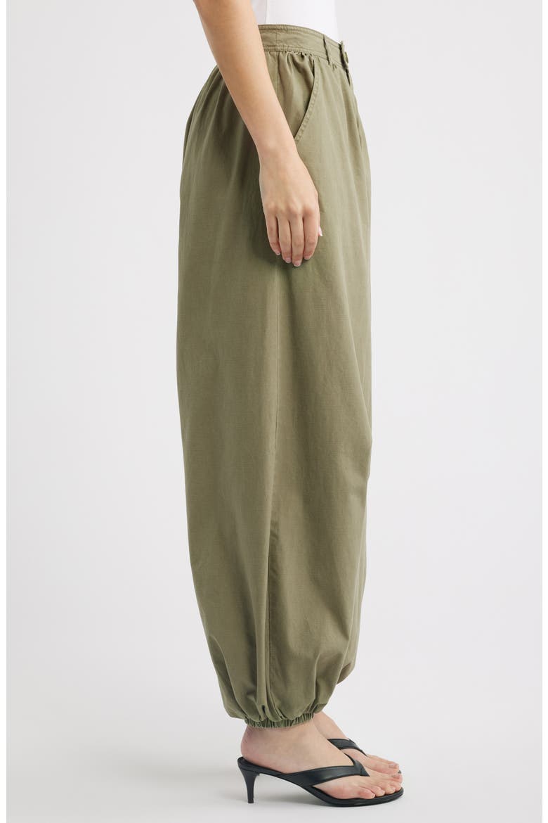 Ripstop Cotton Balloon Pants, Alternate, color, KHAKI