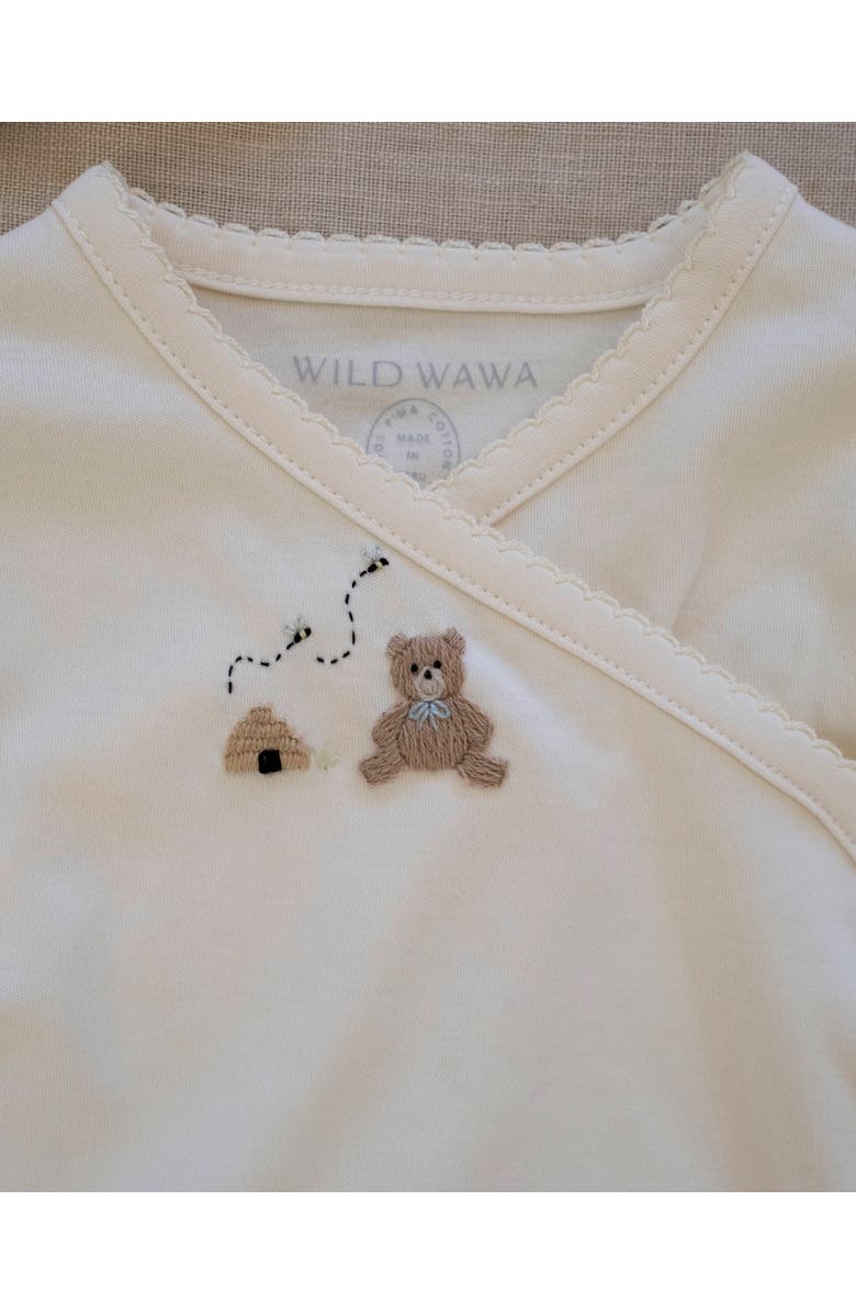 Wild Wawa Pima Embroidered Bundle Set, Alternate, color, Honey Bear