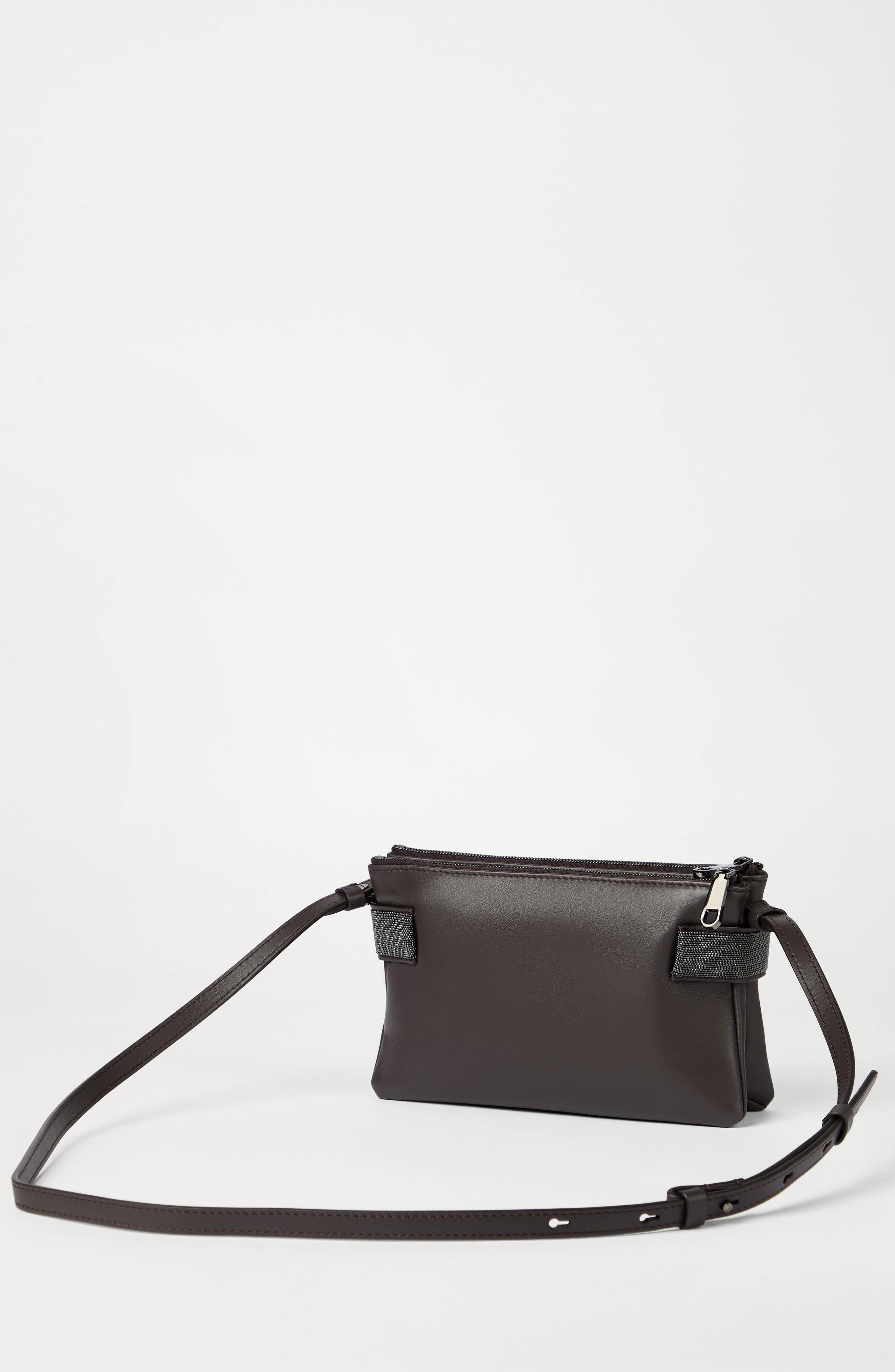 Brunello Cucinelli Essence mini shoulder bag, Alternate, color, 