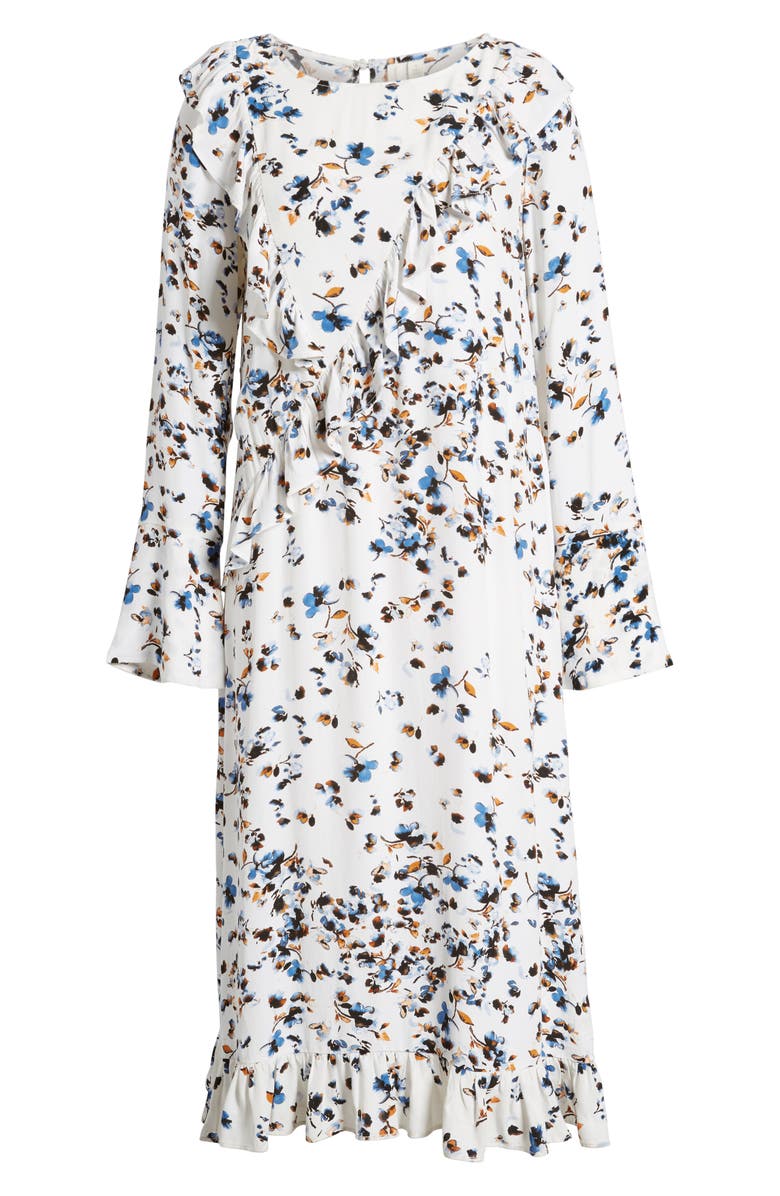 Treasure & Bond Print Ruffle Maxi Dress, Alternate, color,