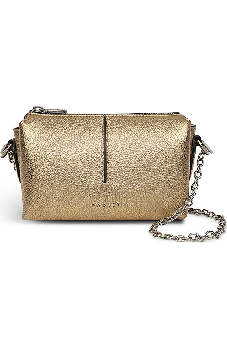 Radley Hillgate Place Mini Crossbody Bag, Main, color, Icy Gold