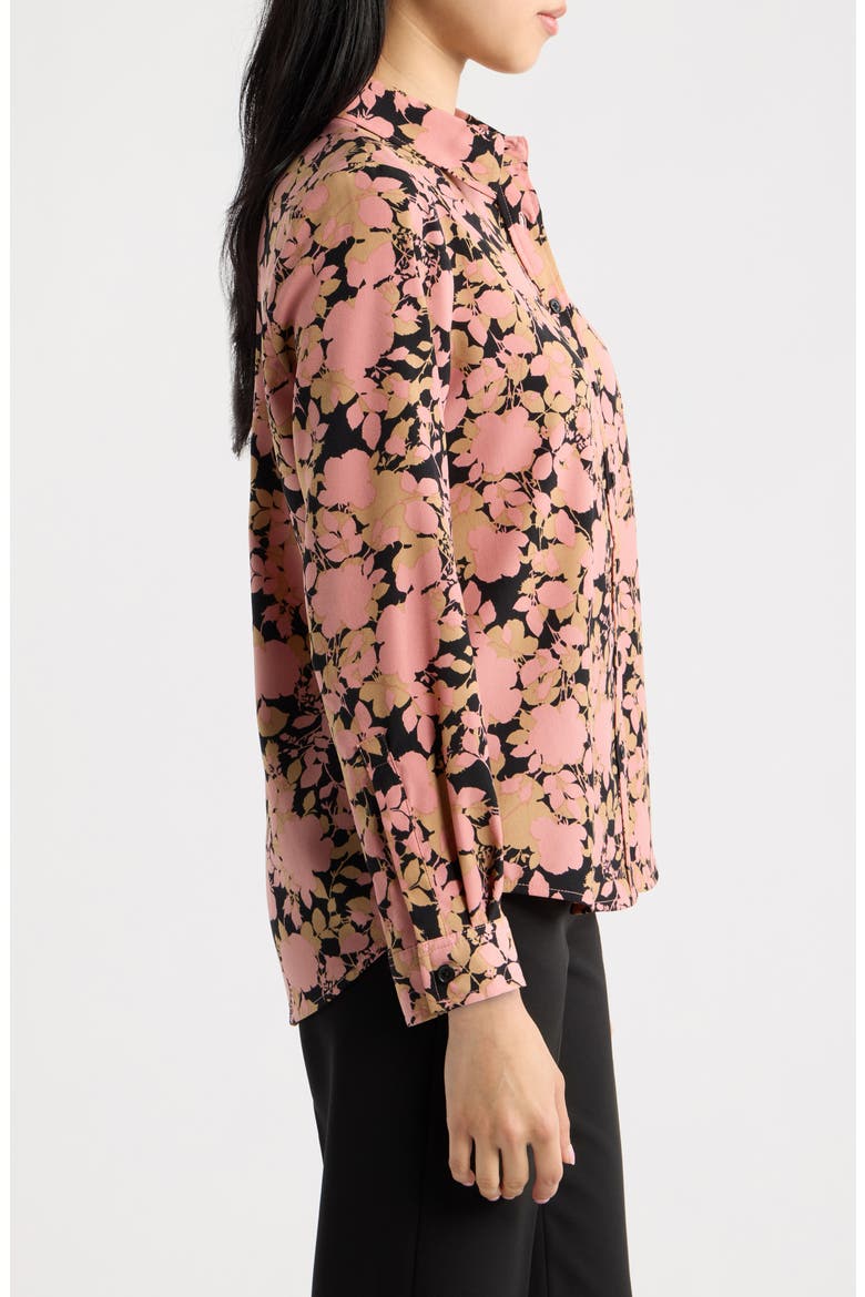 Print Utility Shirt, Alternate, color, ANNE BLK S PRIMROSE MULTI