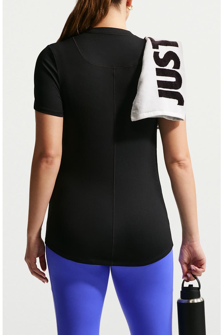 Drill Performance Maternity Top, Alternate, color, BLACK/ WHITE