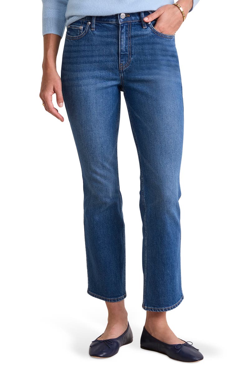 vineyard vines Kick Flare Jeans, Main, color, Coastal Blue