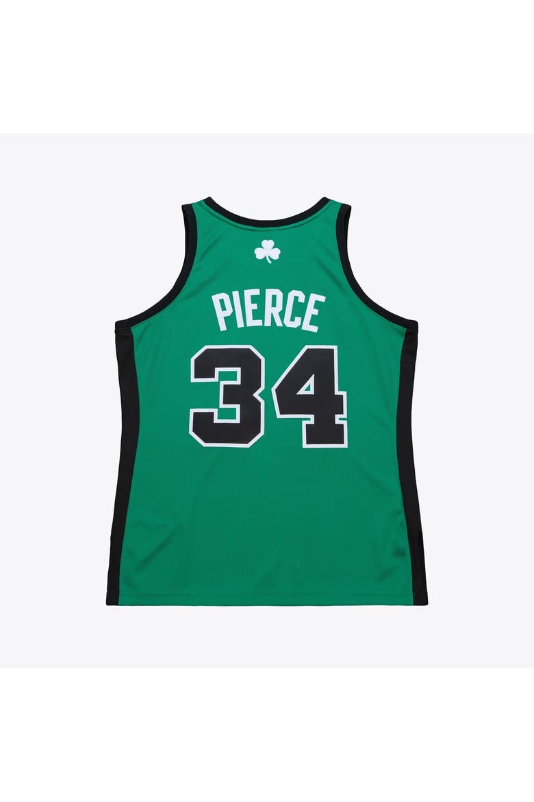 Men's Mitchell & Ness Paul Pierce Kelly Green Boston Celtics 2007-08 Hardwood Classics Authentic Jersey, Alternate, color, Kelly Green