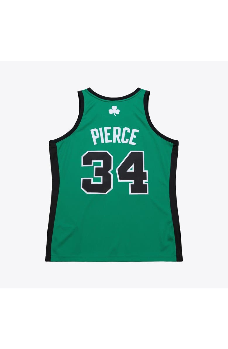 Mitchell 
Ness Men
s Mitchell 
Ness Paul Pierce Kelly Green Boston Celtics 2007-08 Hardwood Classics Authentic Jersey, Alternate, color, Kelly Green