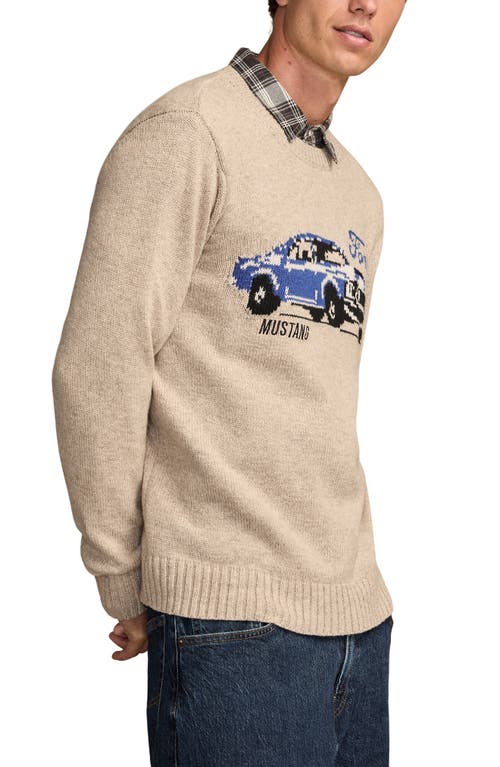 Lucky Brand Mustang Cotton Blend Sweater In Neutral