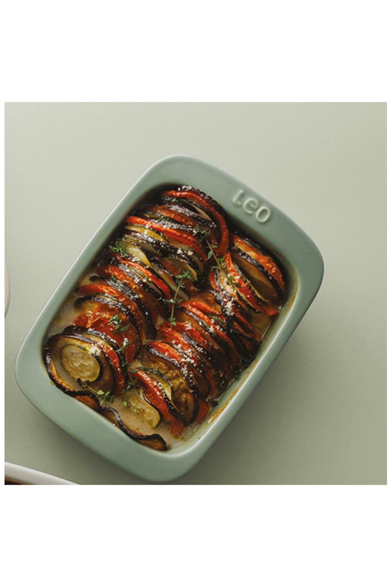Leo Balance Rectangular 1.27-Quart Ceramic Baking Dish, Alternate, color, SAGE