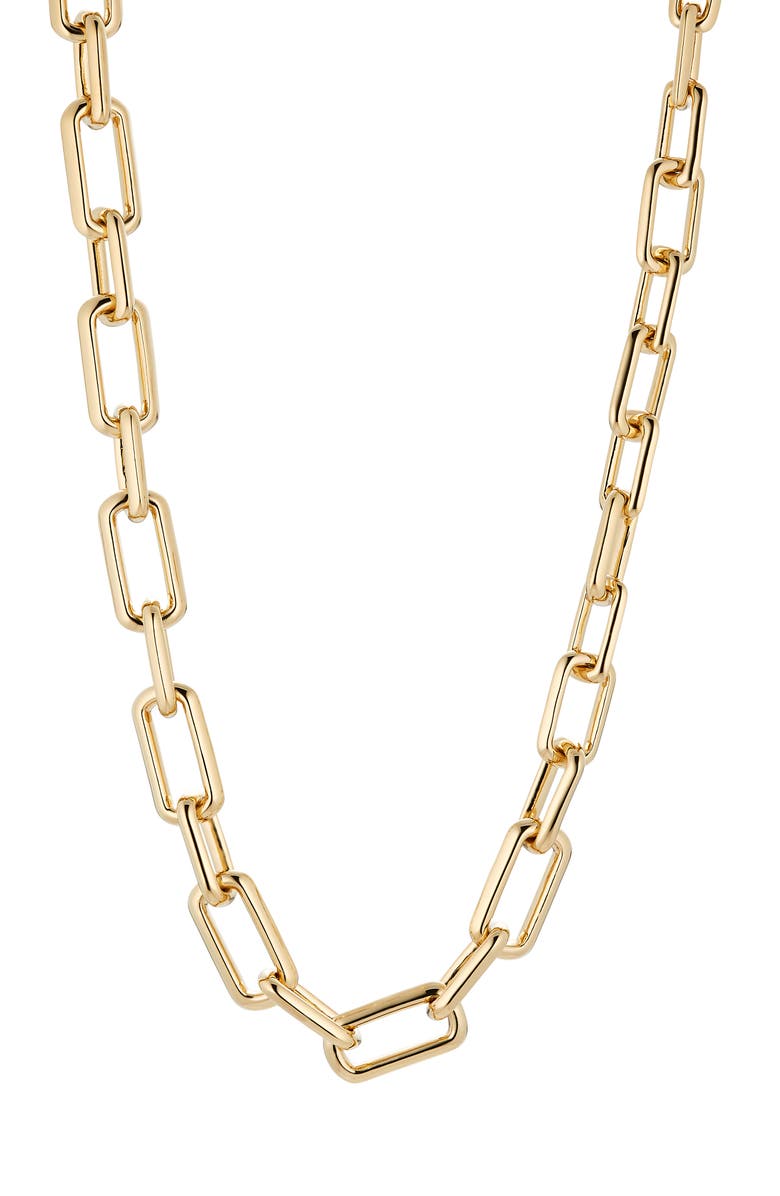 Nadri Golden Hour Chain Necklace, Alternate, color,