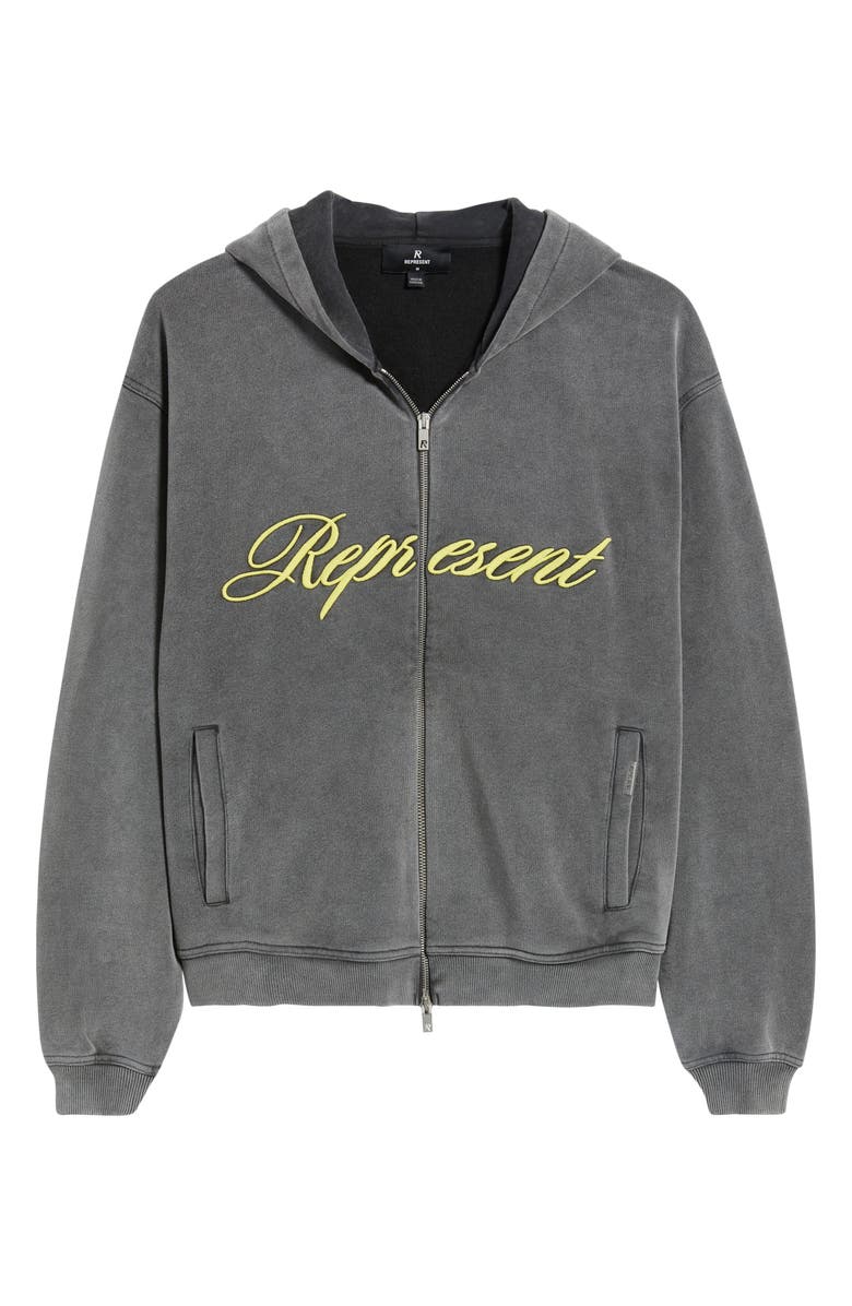 Represent Owners' Club Script Graphic Sweatshirt, Alternate, color, After Dark