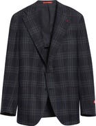 ISAIA Marechiaro Plaid Wool & Cashmere Sport Coat