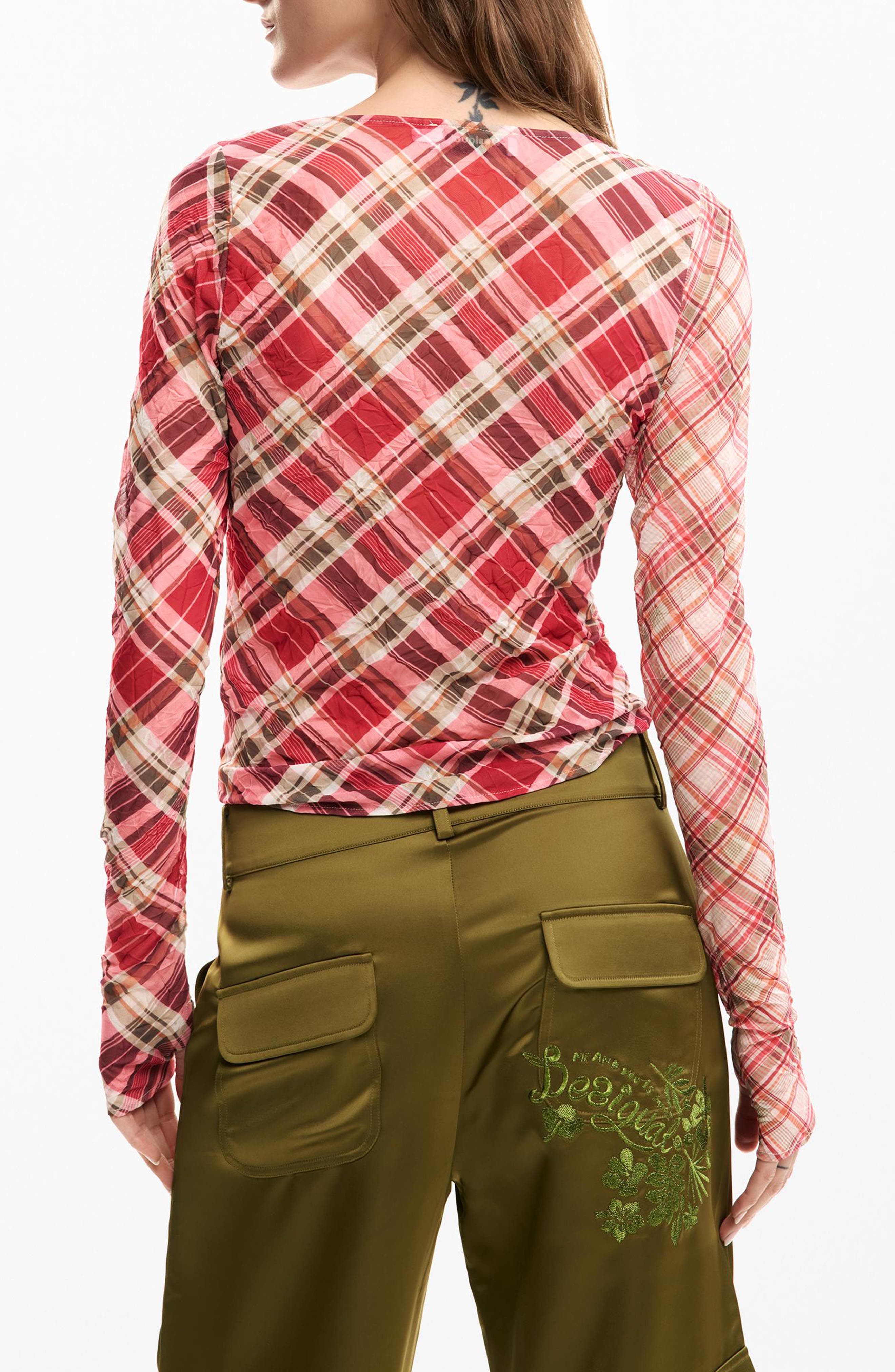 Ruched Front Long Sleeve Shirt - image 2