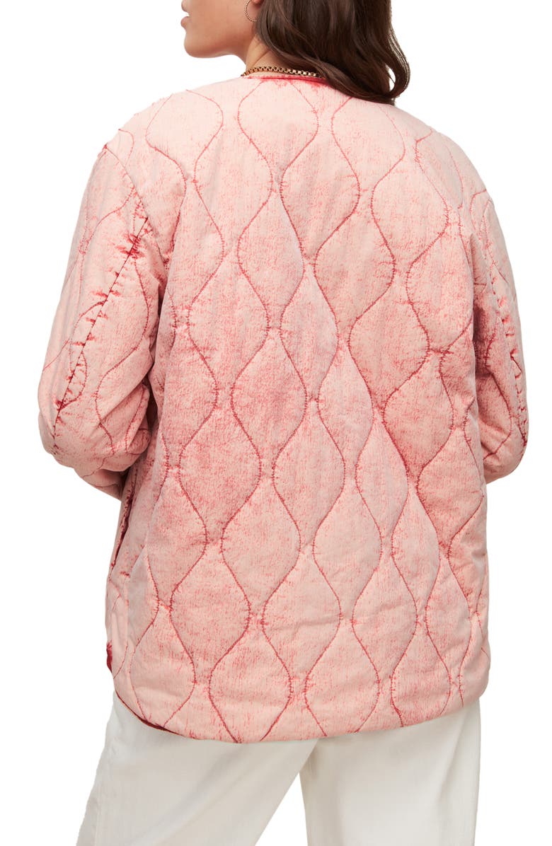 AllSaints Reign Onion Quilted Jacket, Alternate, color, Pink