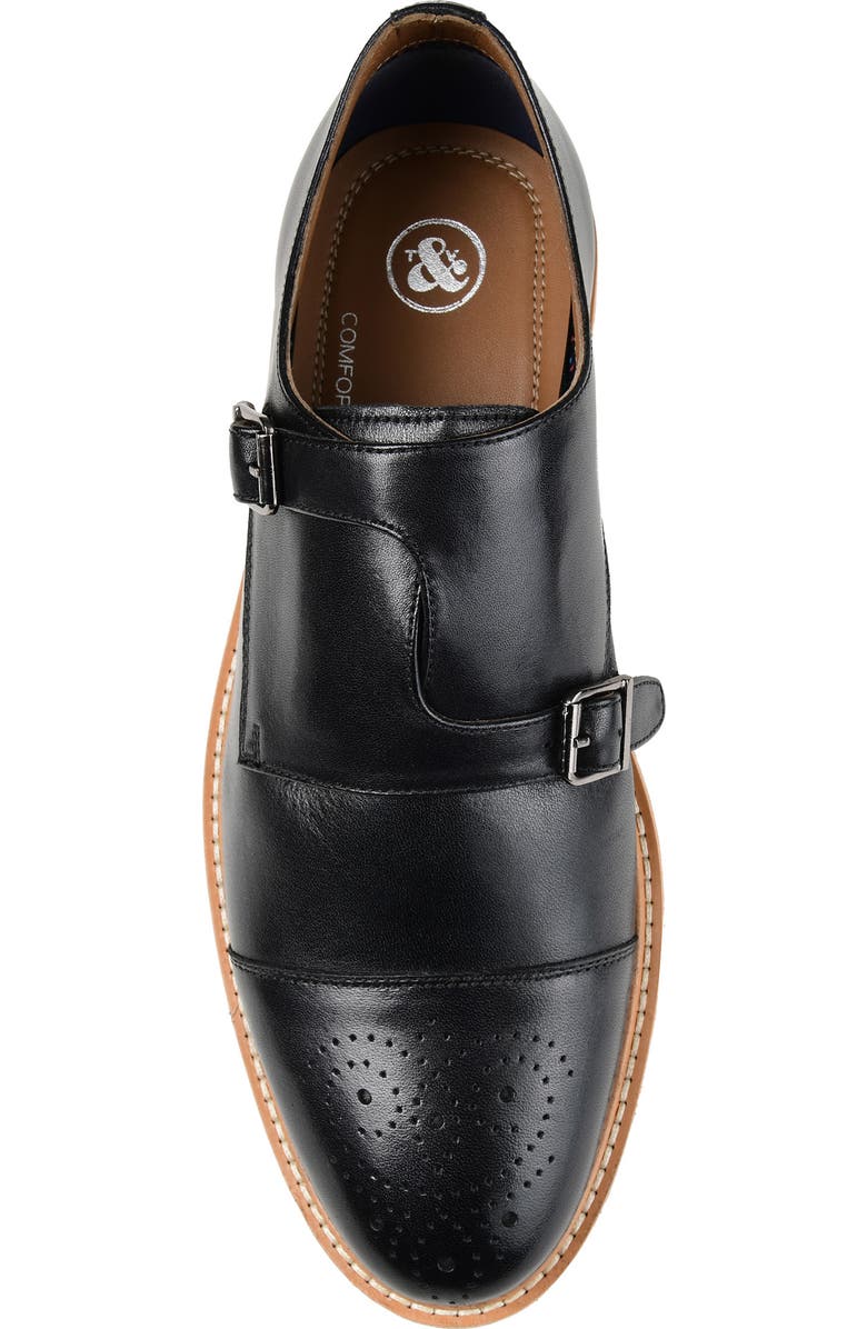 Thomas & Vine Ransom Cap Toe Monke Strap Leather Derby, Alternate, color,