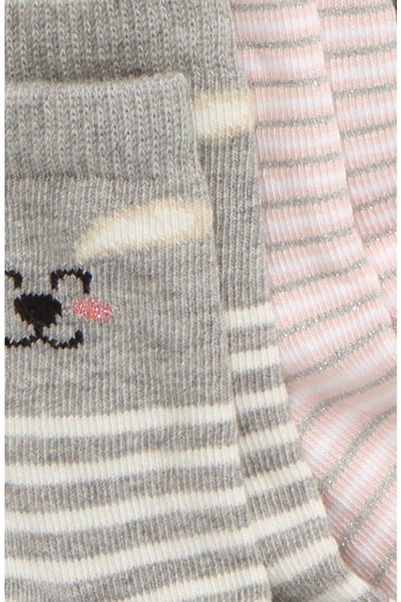 Critters 6-Pack Crew Socks, Alternate, color, BEIGE OATMEAL MULTI