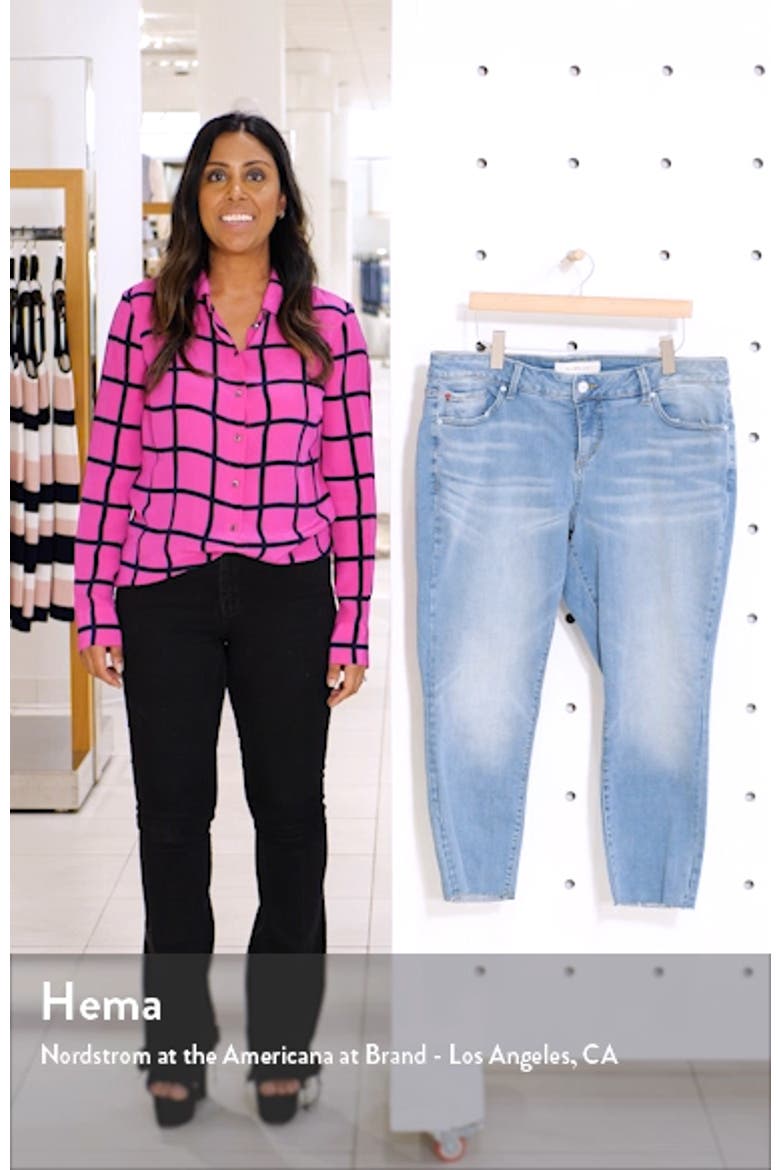 Raw Hem Crop Skinny Jeans video