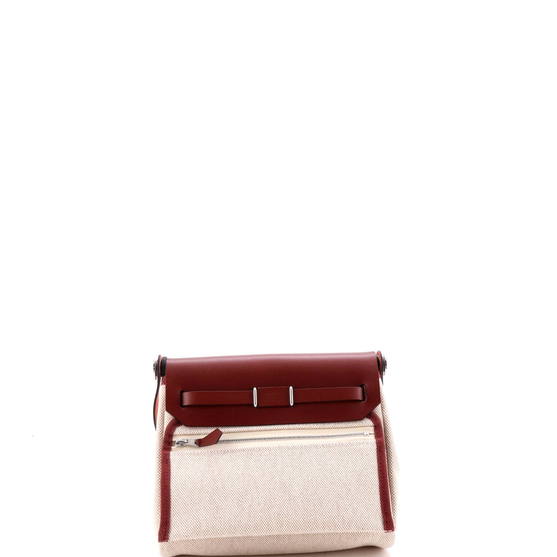 Herbag Zip Toile and Leather 20, Alternate, color, Red