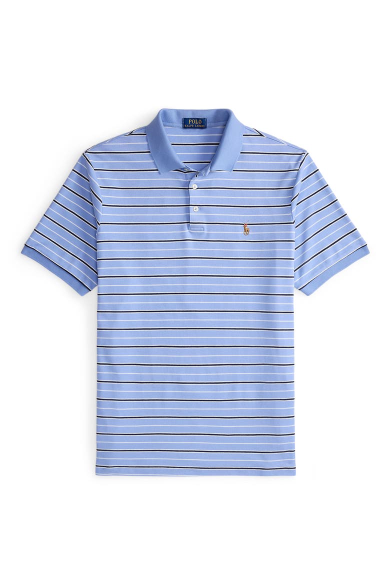 Classic Fit Stripe Cotton Polo, Alternate, color, FALL BLUE MULTI