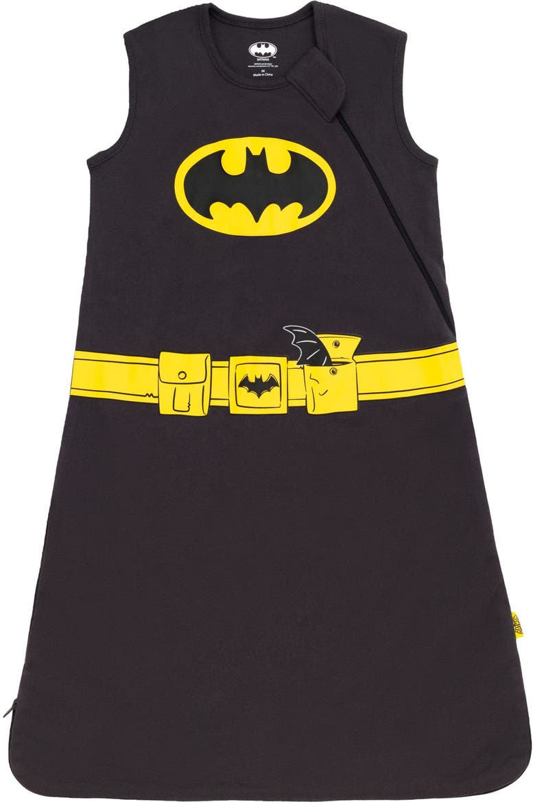 Justice League Batman Sleeveless Sleep Sack Set, Alternate, color, Batman Black Yellow