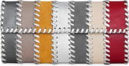Rebecca Minkoff Whipstitch Patchwork Leather Clutch