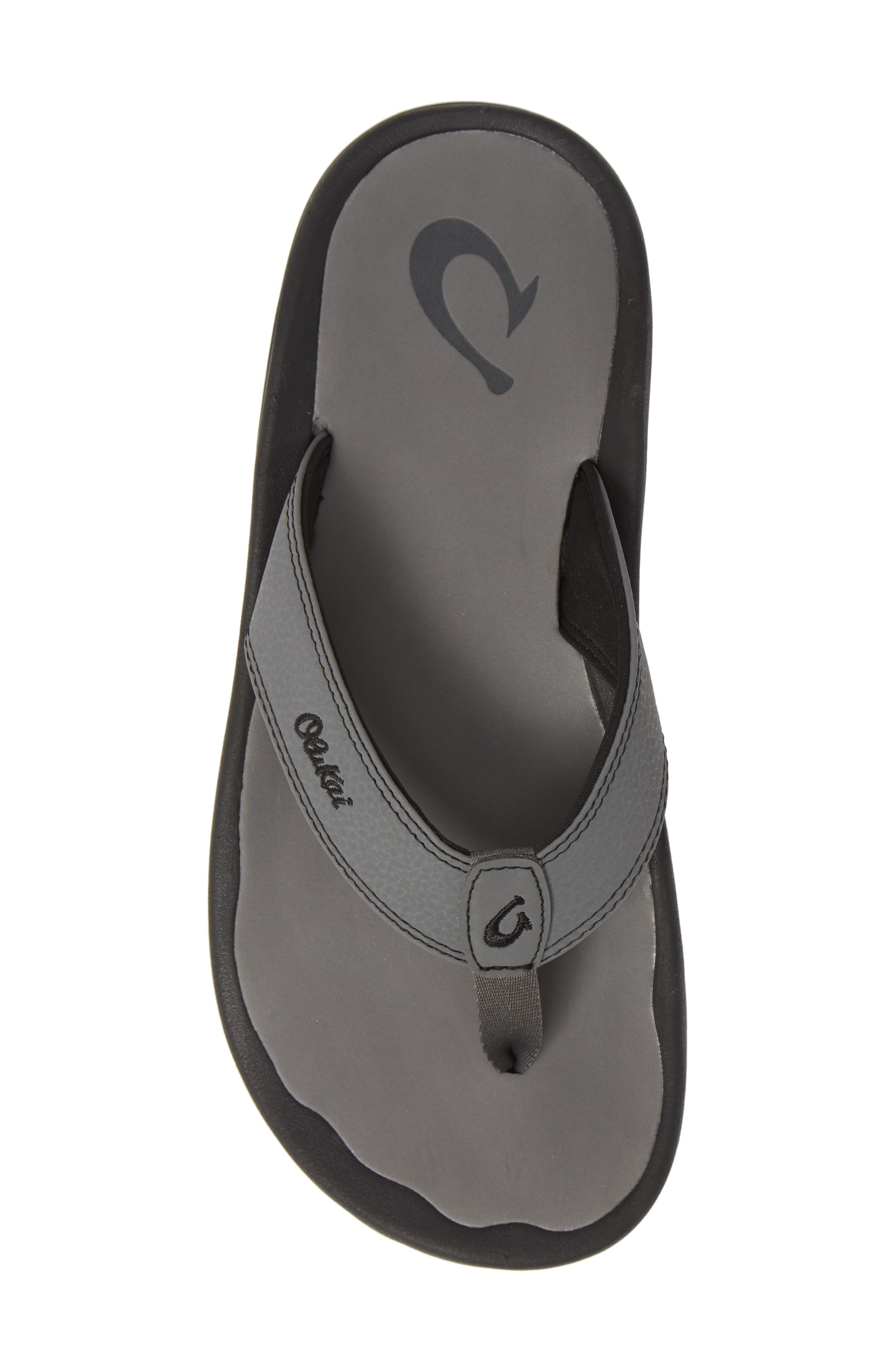 OluKai Ohana Flip Flop, Alternate, color, Stone Synthetic