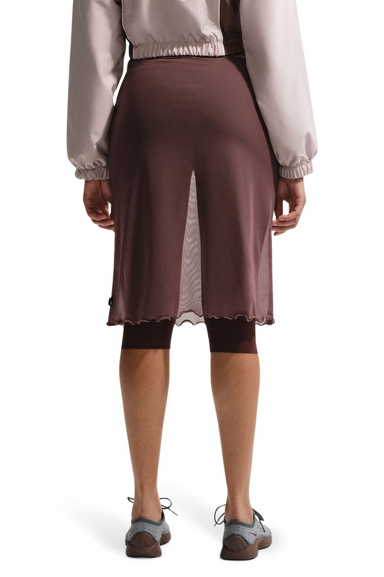 Sportswear Slim Fit Sheer Skirt, Alternate, color, TATTOO/ SAIL
