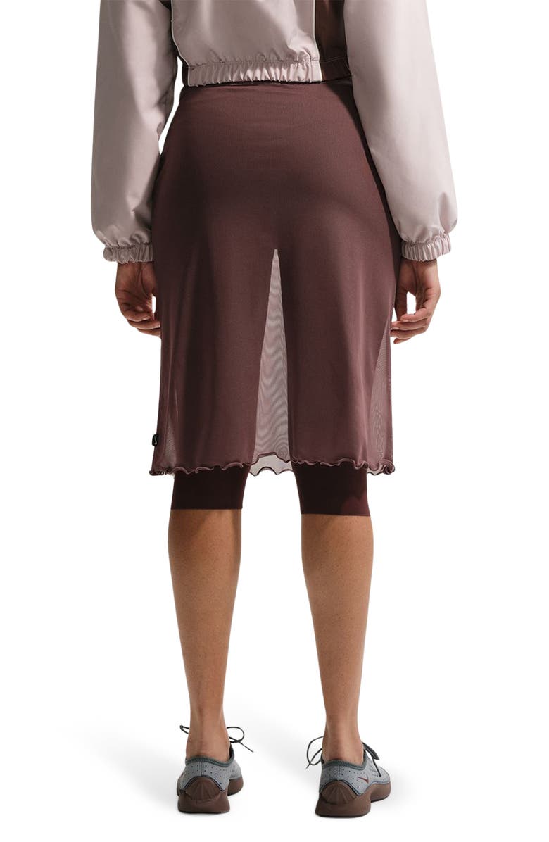 Nike Sportswear Slim Fit Sheer Skirt, Alternate, color, Tattoo/ Sail