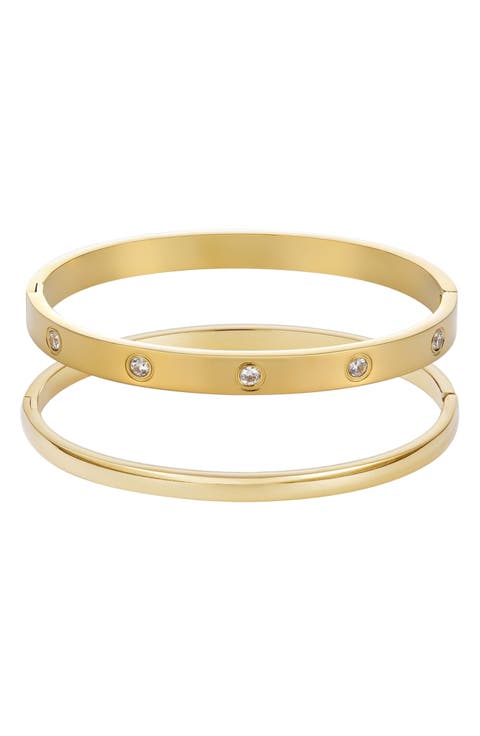 Set of 2 Bangle Bracelets