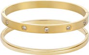 Adornia Set of 2 Bangle Bracelets