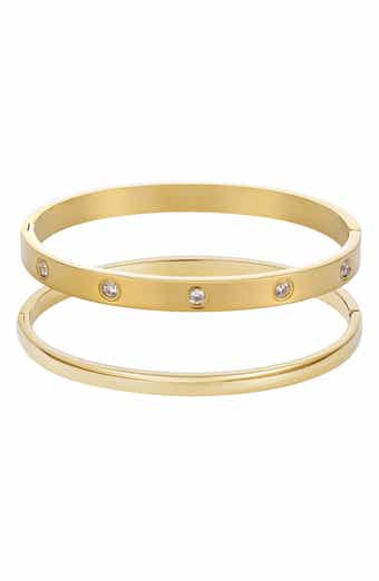Adornia Set of 2 Bangle Bracelets