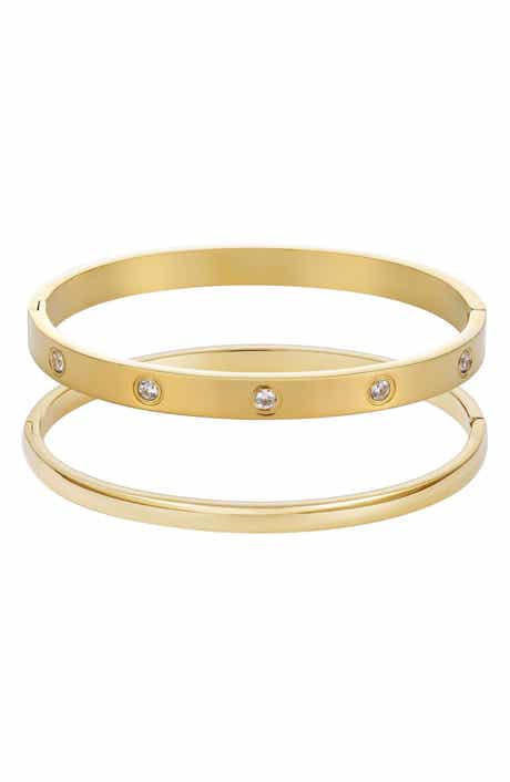 Adornia Set of 2 Bangle Bracelets