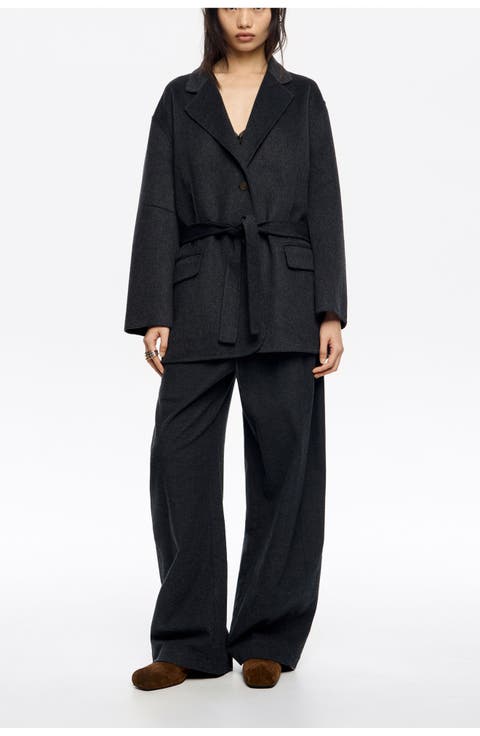 Double-Face Belted Jacket