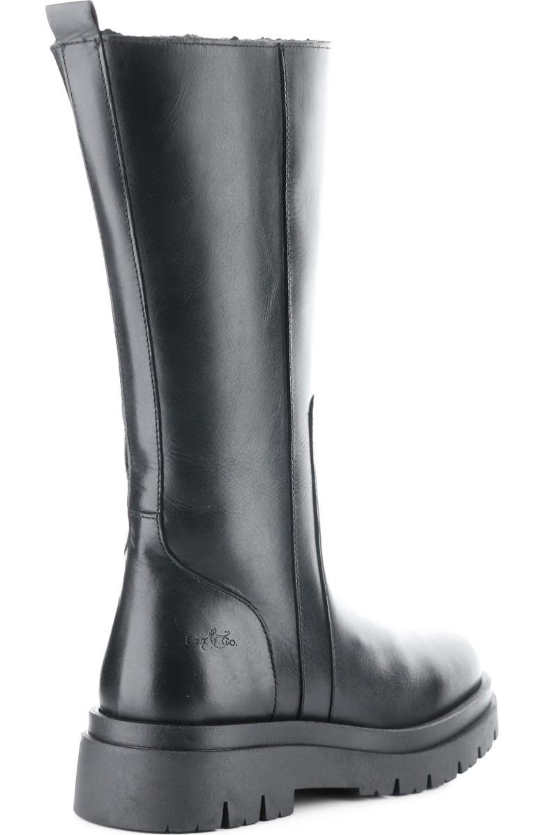 Bos. & Co. Marie Platform Boot, Alternate, color, Black Feel/ Murta Faux Fur
