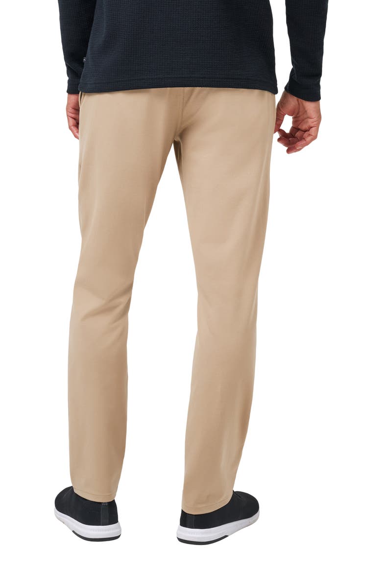 Legacy Stretchknit Flat Front Chinos, Alternate, color, KHAKI